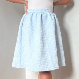 Topshop Textured A-Line Skirt